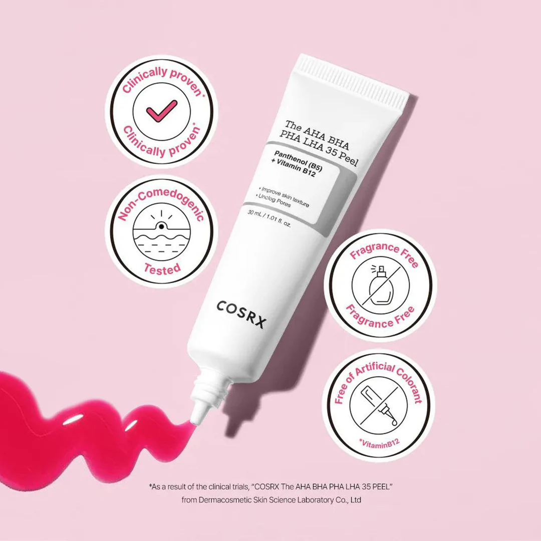 Cosrx The AHA BHA PHA LHA 35 Peel, 30 ML | Price in Bangladesh - Serum - Image 5