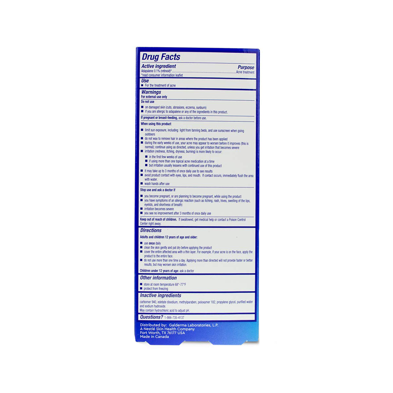 DIFFERIN Adapalene 0.1% Acne Treatment Gel | Price in Bangladesh - Cream - Image 3