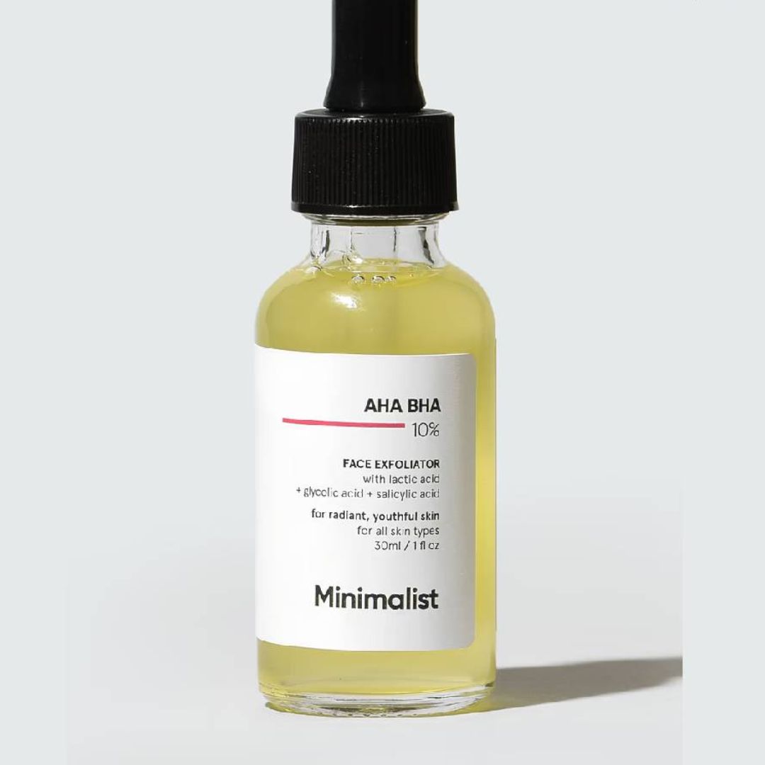Minimalist AHA BHA 10% Face Exfoliator 30ml | Price in Bangladesh - Serum - Image 3
