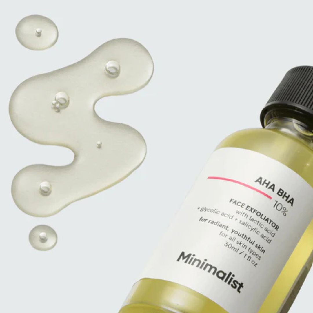 Minimalist AHA BHA 10% Face Exfoliator 30ml | Price in Bangladesh - Serum - Image 2