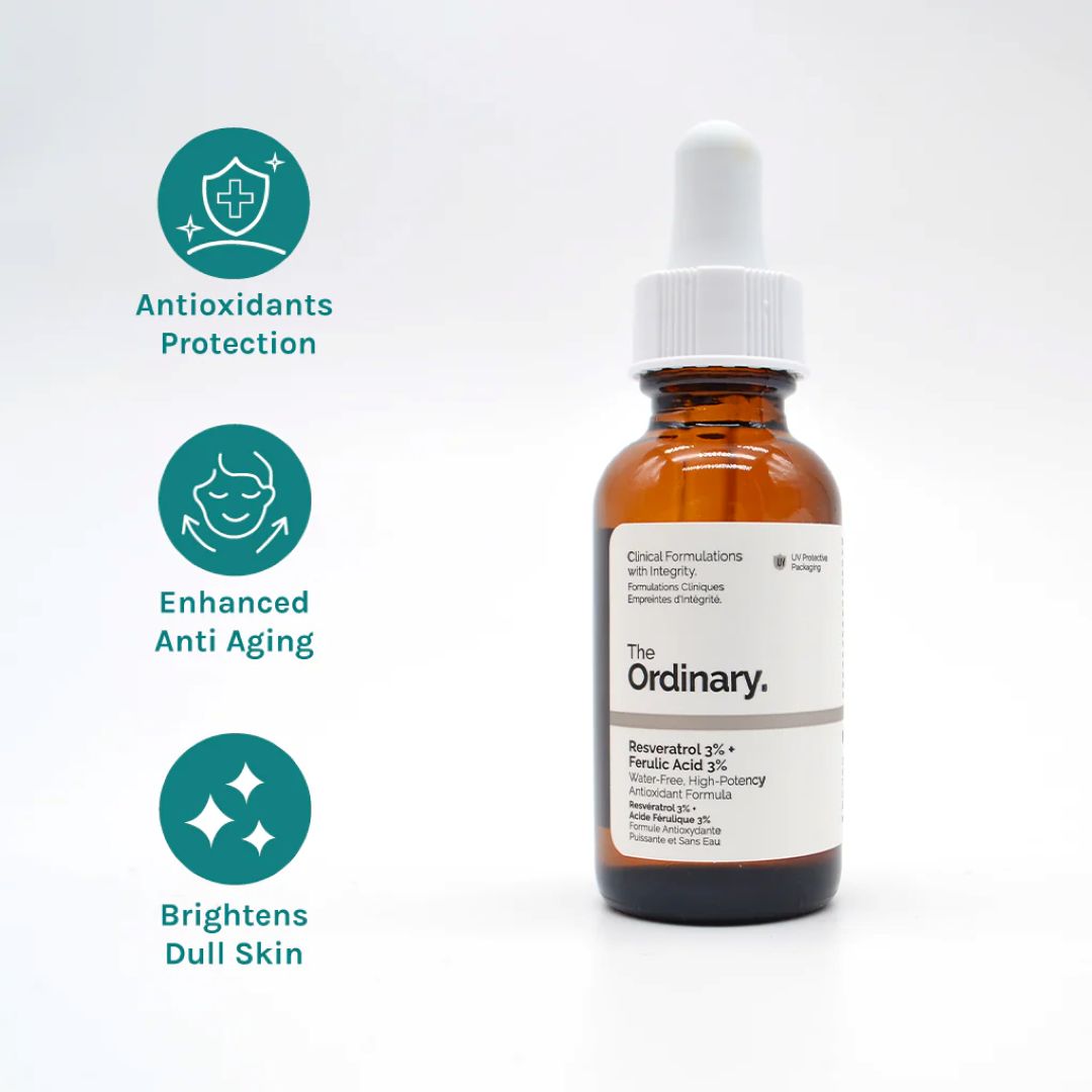 The Ordinary Resveratrol 3% + Ferulic Acid 3% 30ml | Price in Bangladesh - Skincare - Image 4