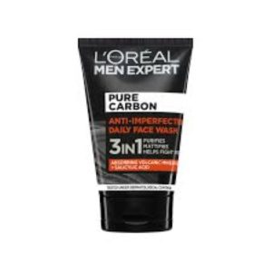 L’Oreal Men Expert Pure Carbon Anti Imperfection 3 in 1 Daily Face Wash (100ml) | Price in Bangladesh - Cleanser