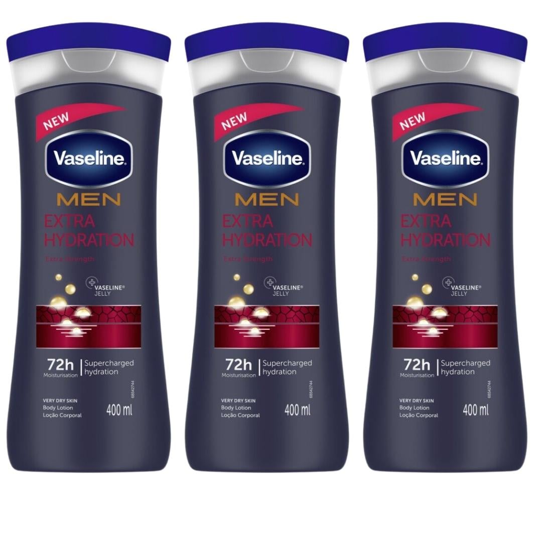 Vaseline Men Extra Hydration Dry Skin Body Lotion (400ml) | Price in Bangladesh - Cream - Image 2
