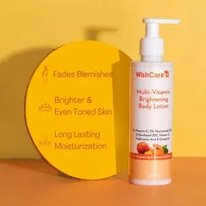 lightweight texture of WishCare body lotion Bangladesh