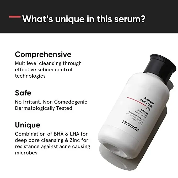 salicylic acid and LHA for acne treatment