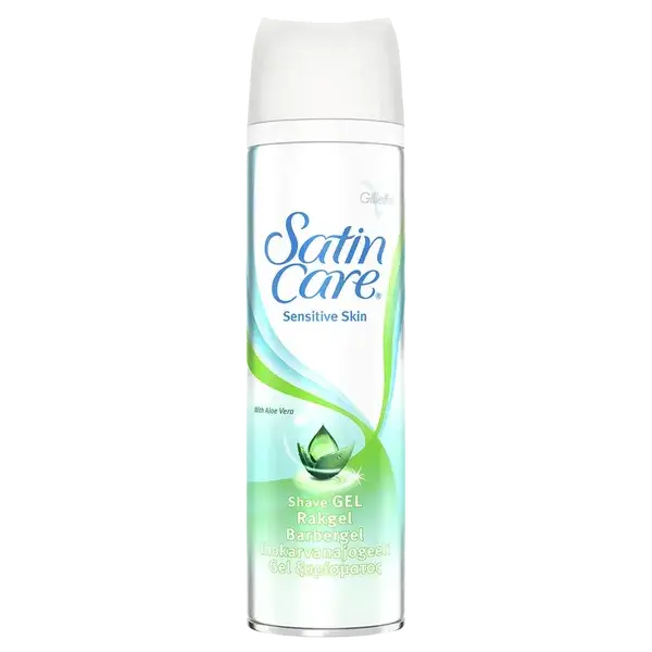 smooth skin after using Gillette Satin Care Sensitive Skin Shave Gel