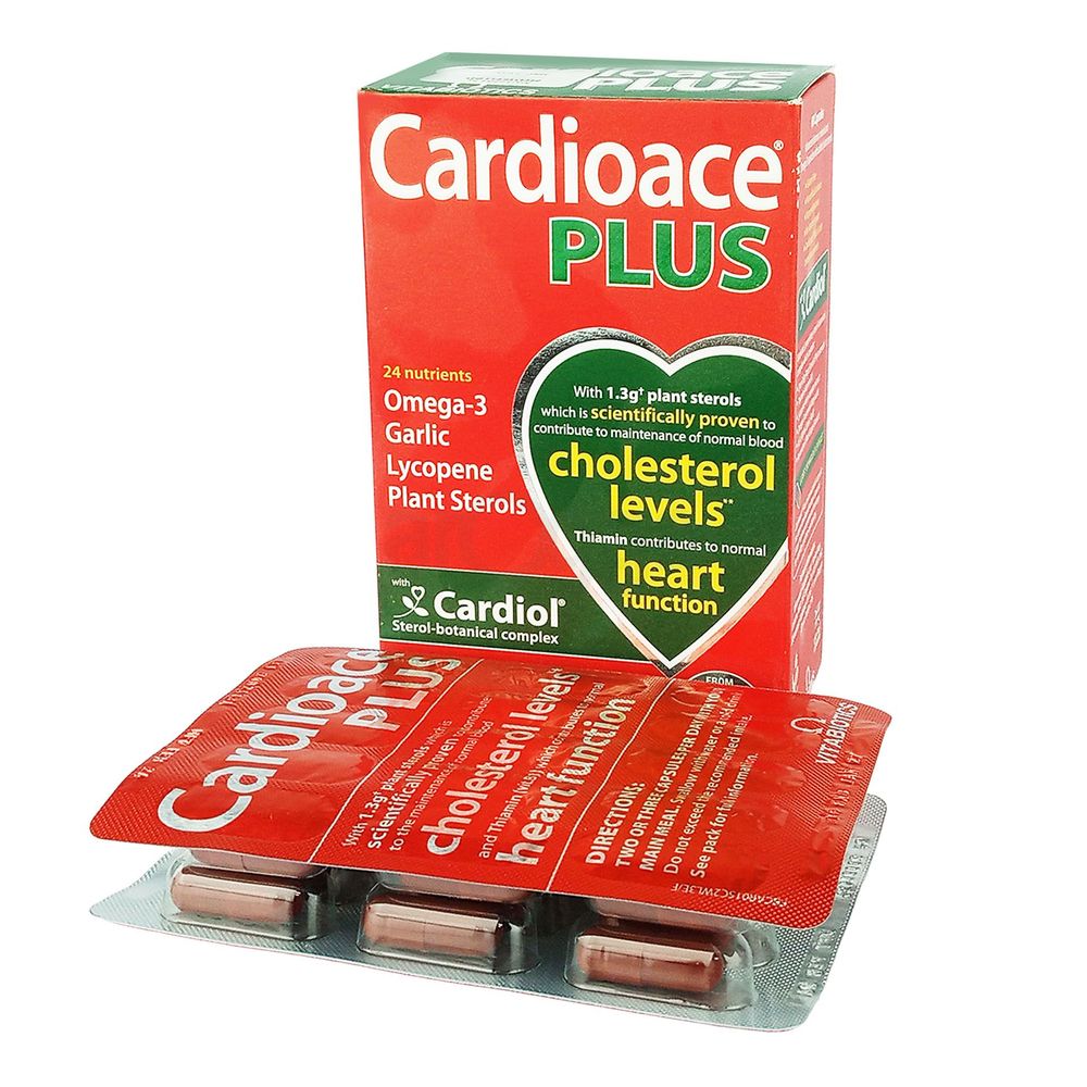 Antioxidant wellness supplement BD Vitabiotics Cardioace Plus