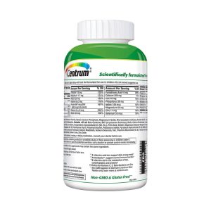 adult taking Centrum multivitamin supplement BD