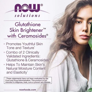 Glutathione supplement for glowing skin