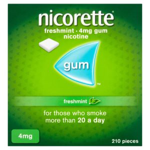 How to use Nicorette Freshmint chewing gum properly