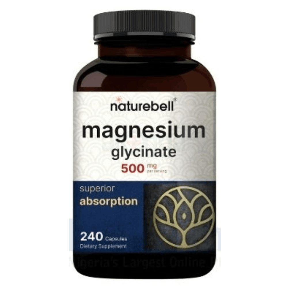 NatureBell Magnesium Glycinate 500mg USA supplement